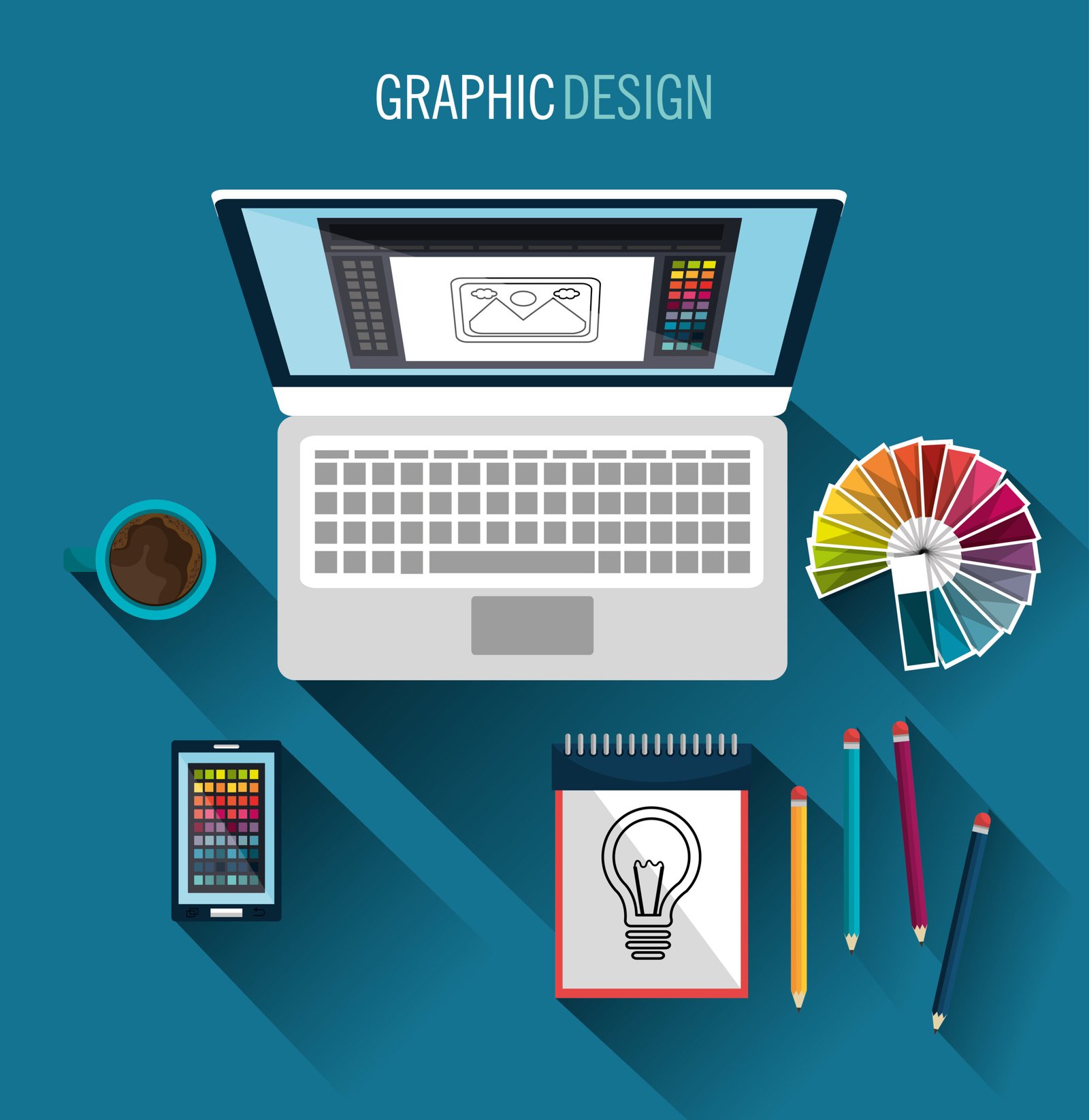 Expert graphic design services for marketing materials, social media graphics, and brand identity