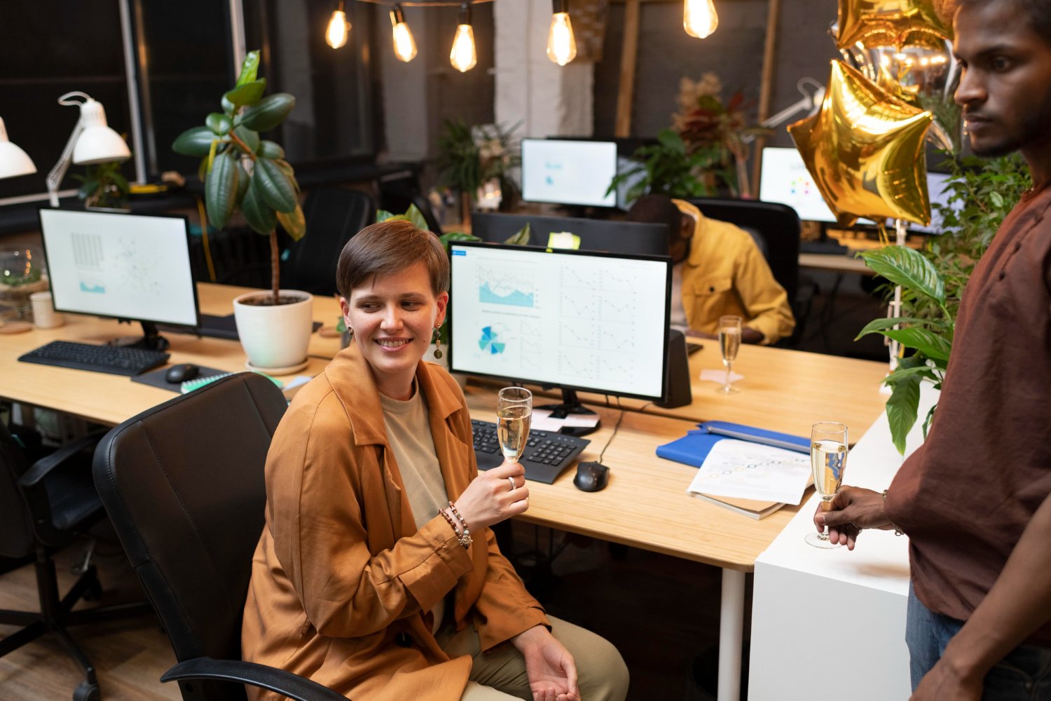 Professional marketing banner concept with digital strategy, branding and online advertising elements