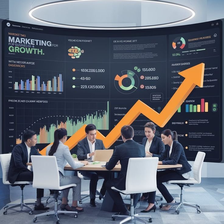 google-ads-services-business-team-analyzing-company-turnover.